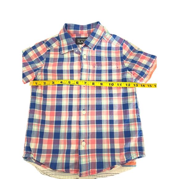 THE CHILDREN’S PLACE LOT OF 3 SHORT SLEEVE BUTTON DOWN SHIRTS FOR BOYS SIZE 4 - Picture 6 of 12